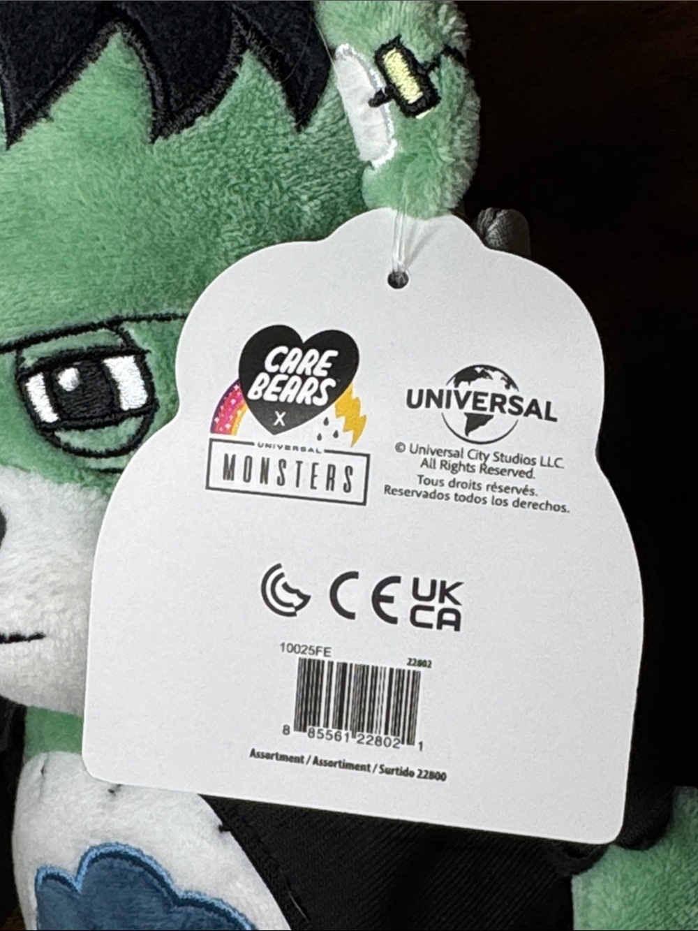 Care Bears x Monsters Grumpy Bear Frankenstein's Monster Limited Edition - Picture 6 of 10